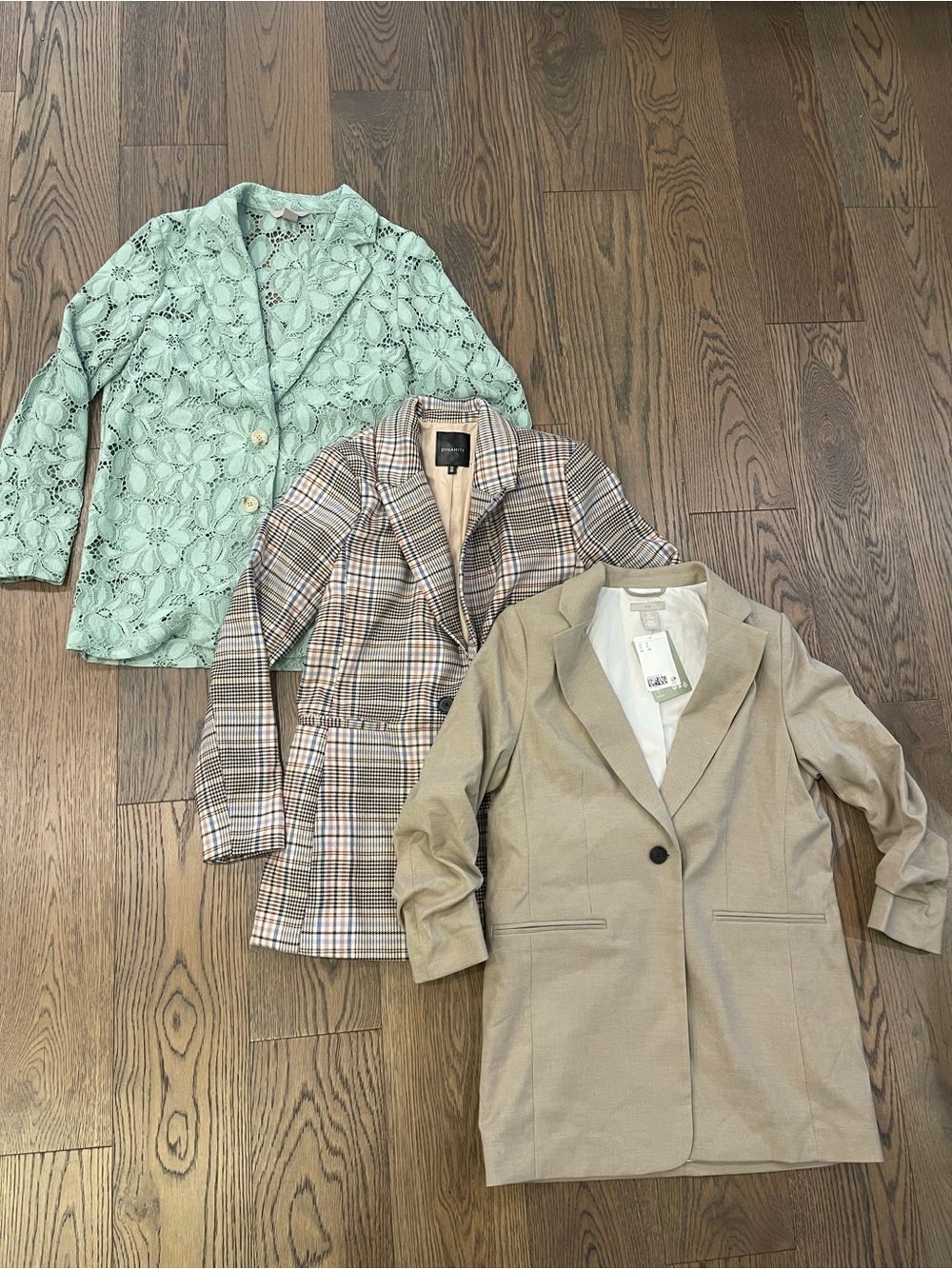 Lot of 3 H&M Dynamite Blazers S Small